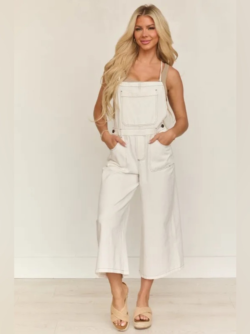 ODA White Denim Jumper Size Small NWT